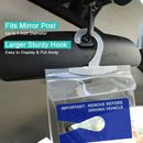 2x Handicap Parking Permit Placard Protector Cover Hanger Car Holder Hang Sleeve