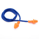10Pcs Pairs Silicone Corded Ear Plugs Reusable Hearing Protection Earplugs 29DB