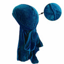 Women Men Unisex Velvet Durag Hat Cap Premium Designer Doo Rag Wave Biker Dance