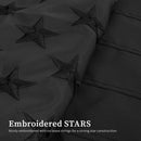 3x5FT Embroidered All Black American Flag US Black Flag Tactical Decor Blackout