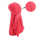 Women Men Unisex Velvet Durag Hat Cap Premium Designer Doo Rag Wave Biker Dance