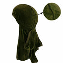 Women Men Unisex Velvet Durag Hat Cap Premium Designer Doo Rag Wave Biker Dance
