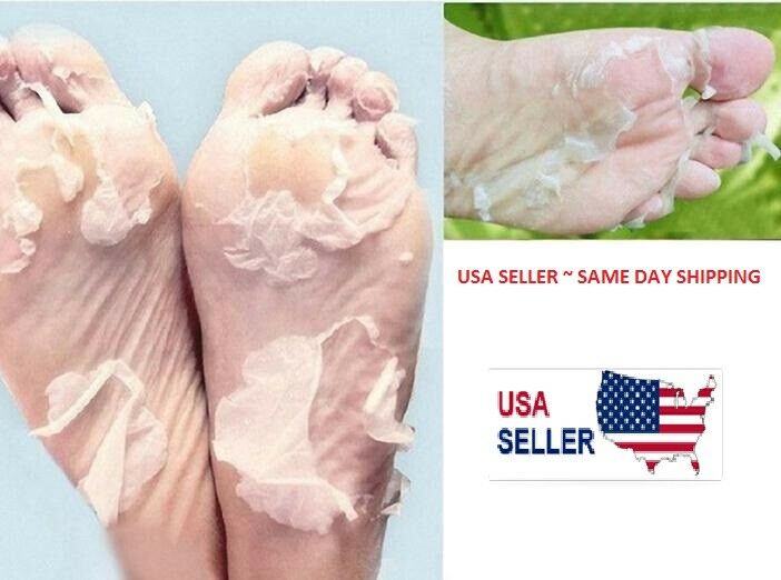 Exfoliating Foot Peeling Mask Feet Peel Mask Sheds Skin Calluses Feet USA SELLER