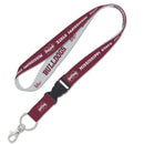 Wincraft NCAA Mississippi State University 80418012 Lanyard with Detachable Buckle, 3/4"