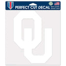 WinCraft Oklahoma Sooners 8x8 White Team Logo Decal, 8"x8"