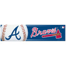 Wincraft MLB Atlanta Braves WCR13297713 Bumper Strip, 3" x 12"
