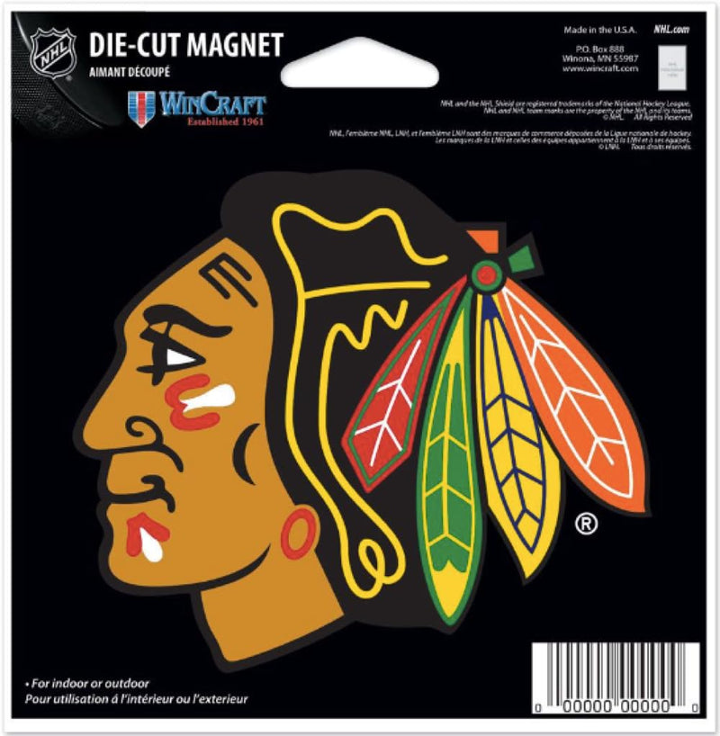 Wincraft Chicago Blackhawks Indoor/Outdoor Die Cut Magnet