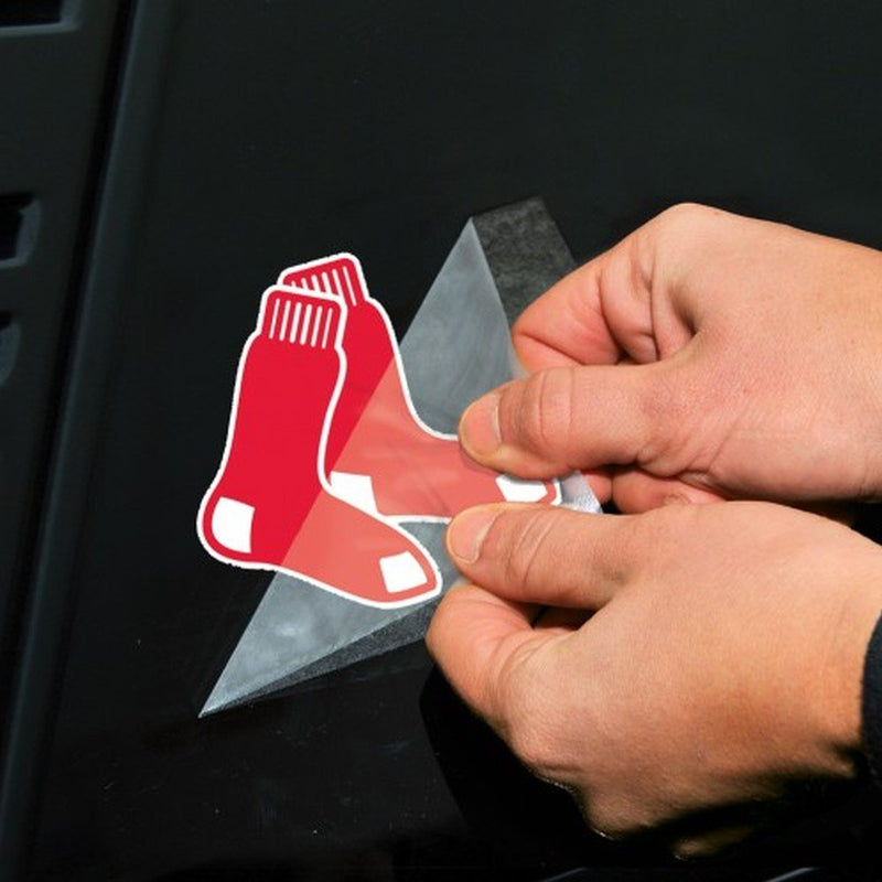 Wincraft MLB Boston Red Sox 93914010 Perfect Cut Color Decal, 4" x 4", Black
