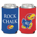 WinCraft Kansas Jayhawks Can Cooler Slogan Design