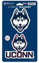 WinCraft University Connecticut UConn Huskies 5" x 9" Inch Magnet Set