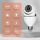 360° Panoramic WiFi IR IP E27 Light Bulb Camera 1080P HD Night Smart Home