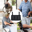 Outdoor Wheelchair Side Pouch Storage Bag Armrest Pocket Organizer Holder Pocket