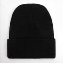 Beanie Hat Cap Cuff Plain Knit Ski Skull  Winter Warm Slouchy Men Women Unisex