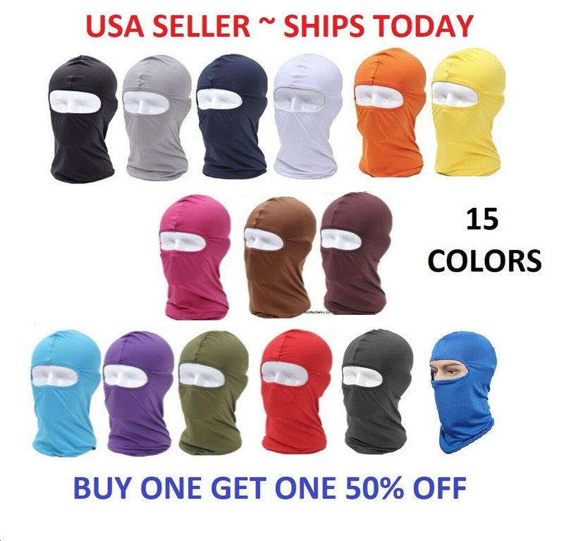 Balaclava Face Mask UV Protection Ski Sun Hood Tactical Masks for Men Women US
