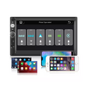 7" Double 2 DIN Car MP5 Player Bluetooth Touch Screen Stereo Radio With Camera