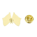 USA & Ukraine Coat of Arms Friendship Motorcycle Hat Cap Lapel Pin