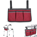 Outdoor Wheelchair Side Pouch Storage Bag Armrest Pocket Organizer Holder Pocket