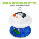 Rechargeable 60 LED Outdoor Camping Tent Light USB & Solar Lantern Hiking Lamp