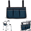 Outdoor Wheelchair Side Pouch Storage Bag Armrest Pocket Organizer Holder Pocket