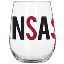 Arkansas Razorbacks 16oz. Overtime Curved Glass