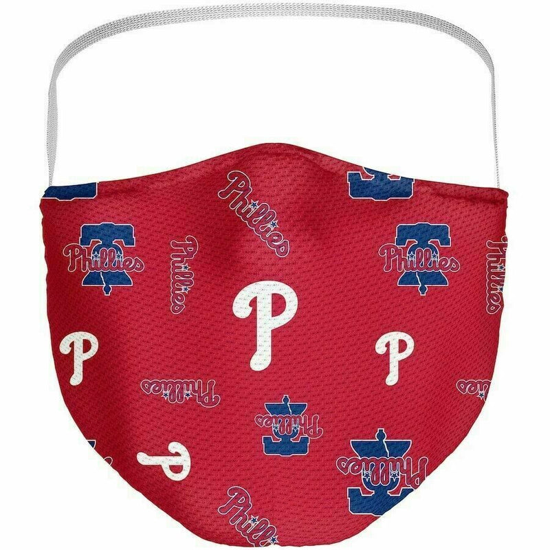 3 Pack Philadelphia Phillies Licensed MLB Washable Reusable Face Mask Cover