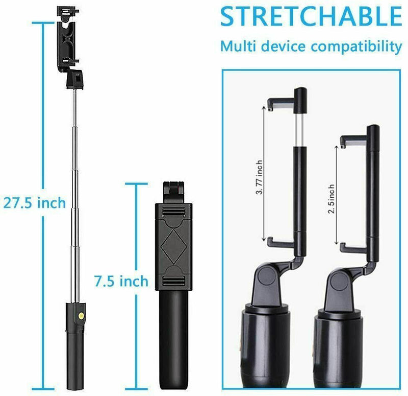 Remote Selfie Stick Tripod Phone Desktop Stand Desk Holder For iPhone Samsung