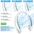 Portable USB Rechargeable Neckband Lazy Mini Hanging Dual Cooling Neck Fan USA