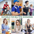 Portable USB Rechargeable Neckband Lazy Mini Hanging Dual Cooling Neck Fan USA