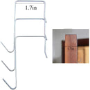 24 Pockets The Door Shoe Organizer Rack Hanging Storage Hanger Closet with Hooks