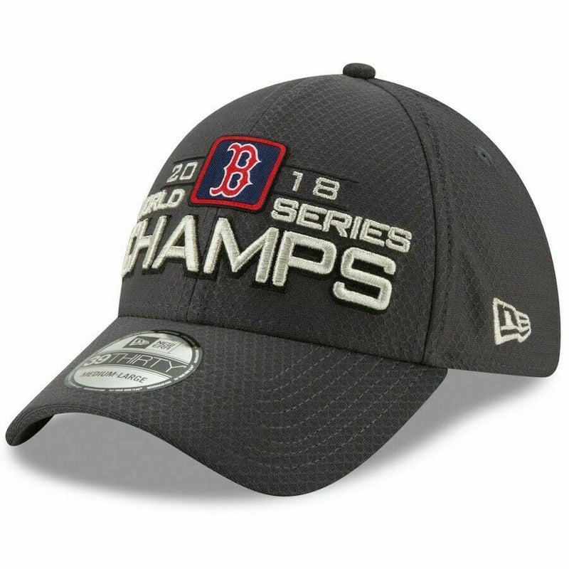 Boston Red Sox New Era 2018 World Series Champions Locker Room 39THIRTY Flex Hat