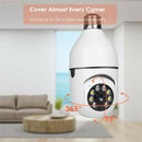 360° Panoramic WiFi IR IP E27 Light Bulb Camera 1080P HD Night Smart Home