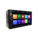 7" Double 2 DIN Car MP5 Player Bluetooth Touch Screen Stereo Radio With Camera