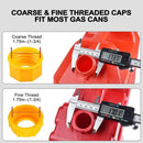 Replacement Gas Can Spout Nozzle Vent Kit for Plastic Gas Cans Old Style Cap