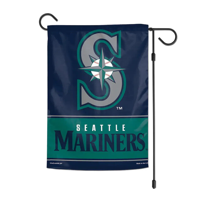 Seattle Mariners Baseball MLB 12.5X18 Garden Mini Flag 2 Sided Front Yard