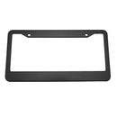 Black License Plate Frame Tag Cover Metal Stainless Front Back Universal Car