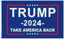 Trump 2024 Take America Back Flag Donald MAGA KAG Republican Conservative USA