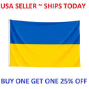 3x5 Ft Ukraine Flag Ukrainian Outdoor House Banner Grommets Quality Grommets