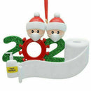 Personalized Christmas Hanging Ornament 2020 Mask Toilet Paper Xmas Family Gift