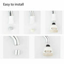 360 Degree Rotating Faucet Moveable Kitchen Tap Head Water Saving Nozzle Sprayer