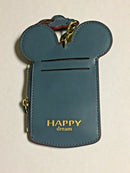 MOUSE SHAPE NAME ID CARD HOLDER BADGE WALLET PURSE NECK LANYARD
