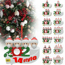 Personalized Christmas Hanging Ornament 2020 Mask Toilet Paper Xmas Family Gift