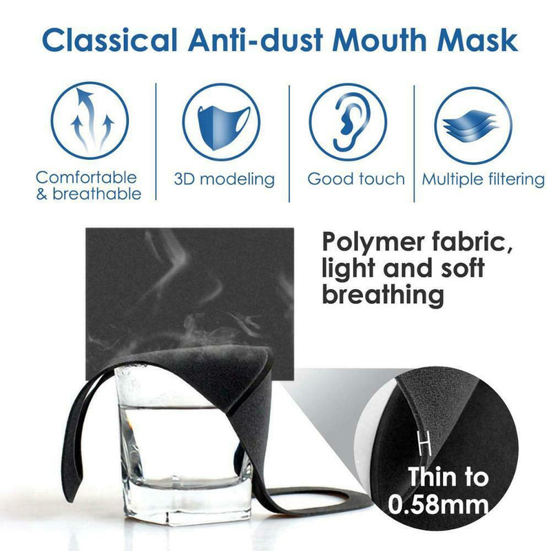 Face Mask Reusable Washable Covering Masks Clothing Men Women Protective Unisex