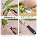 Jalapeno Pepper Corer Cutter Slicer Core Seed Remover Fruit Kitchen Tools