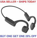 Bone Conduction Headphones Bluetooth 5.0 Wireless Earbuds Outdoor Sport Headset
