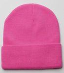 Beanie Hat Cap Cuff Plain Knit Ski Skull Winter Warm Slouchy Men Women Unisex