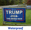 Trump 2024 Take America Back Flag Donald MAGA KAG Republican Conservative USA
