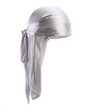 Premium Silky Satin Durag Men's Cap Hat Doo Rag Biker Smooth Head Wrap