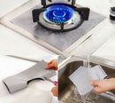 Gas Range Stove Top Burner Cover Protector Reusable Liner Clean Cook Non-Stick