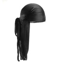 Premium Silky Satin Durag Men's Cap Hat Doo Rag Biker Smooth Head Wrap