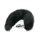 False Fox Tail With Metal Anal-Butt Plug Cosplay Romance Game Funny Toy Games